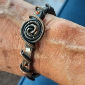 Custom Hand Crafted Metal Bracelet